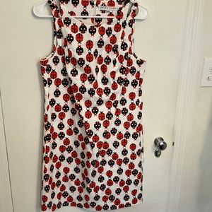 Trina Turk Sz 6 adorable lady bug print dress